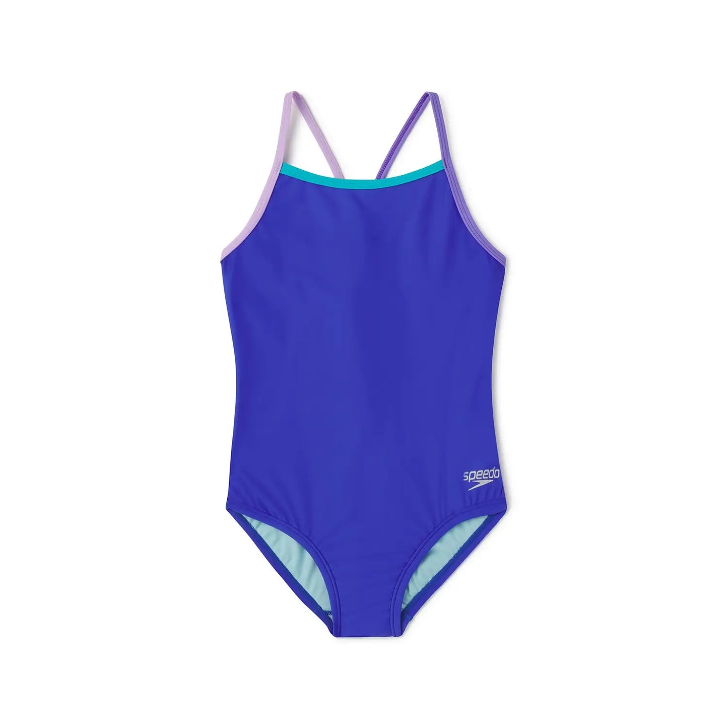Speedo Solid Propel Back One Piece Girls' Swimsuit