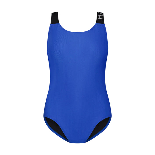 Flamingo Ribbed Logo Suit 25 - Royal Blue
