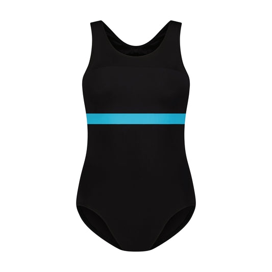 Flamingo Color Block One-Piece Swimsuit