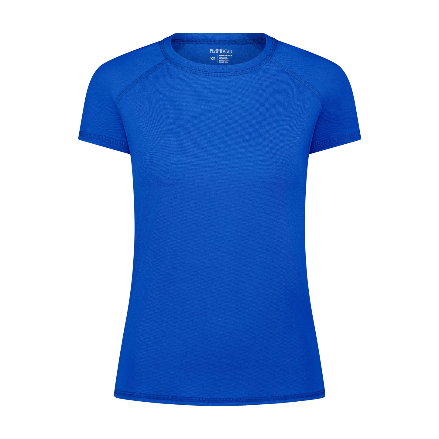 Flamingo Mesh Crew Neck Short-Sleeve Rash Guard
