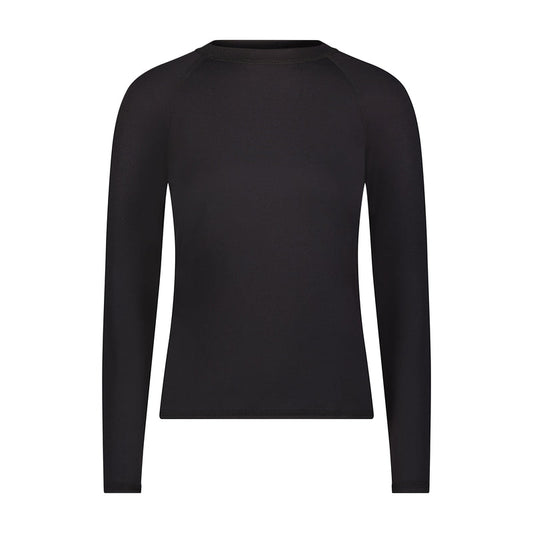 Flamingo Mesh Crew Neck Long-Sleeve Rash Guard