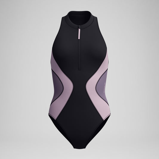 Speedo Front Zip Swimsuit