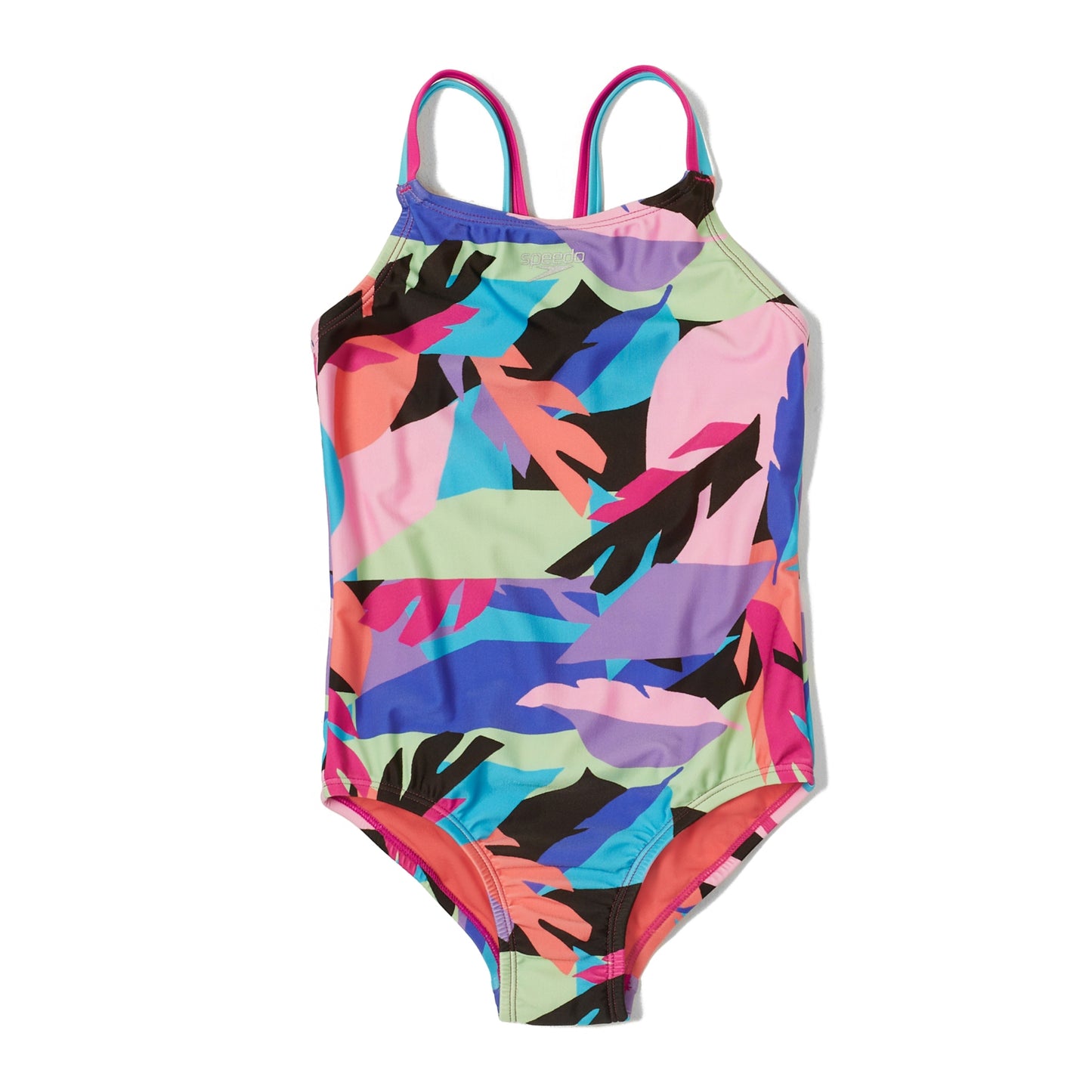 Speedo Print Strappy Back One Piece