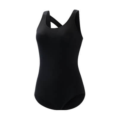 Dolfin Conservative One Piece Suit w/ Cross-Cross Straps