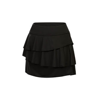 Dolfin Aquashape Black Tiered Swim Skirt