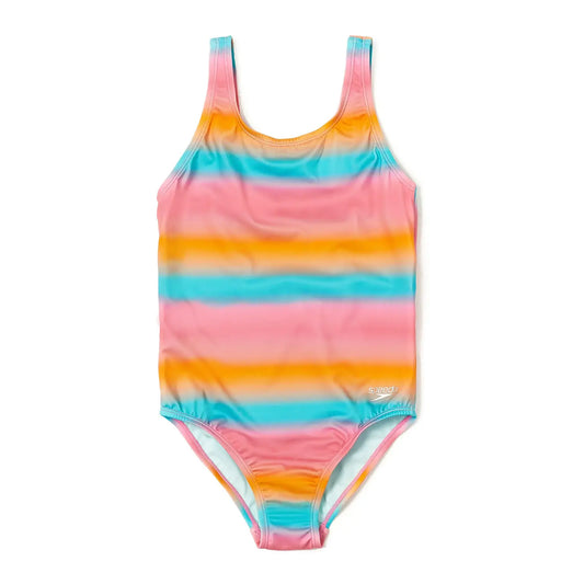 Speedo Print Elastic Back One Piece