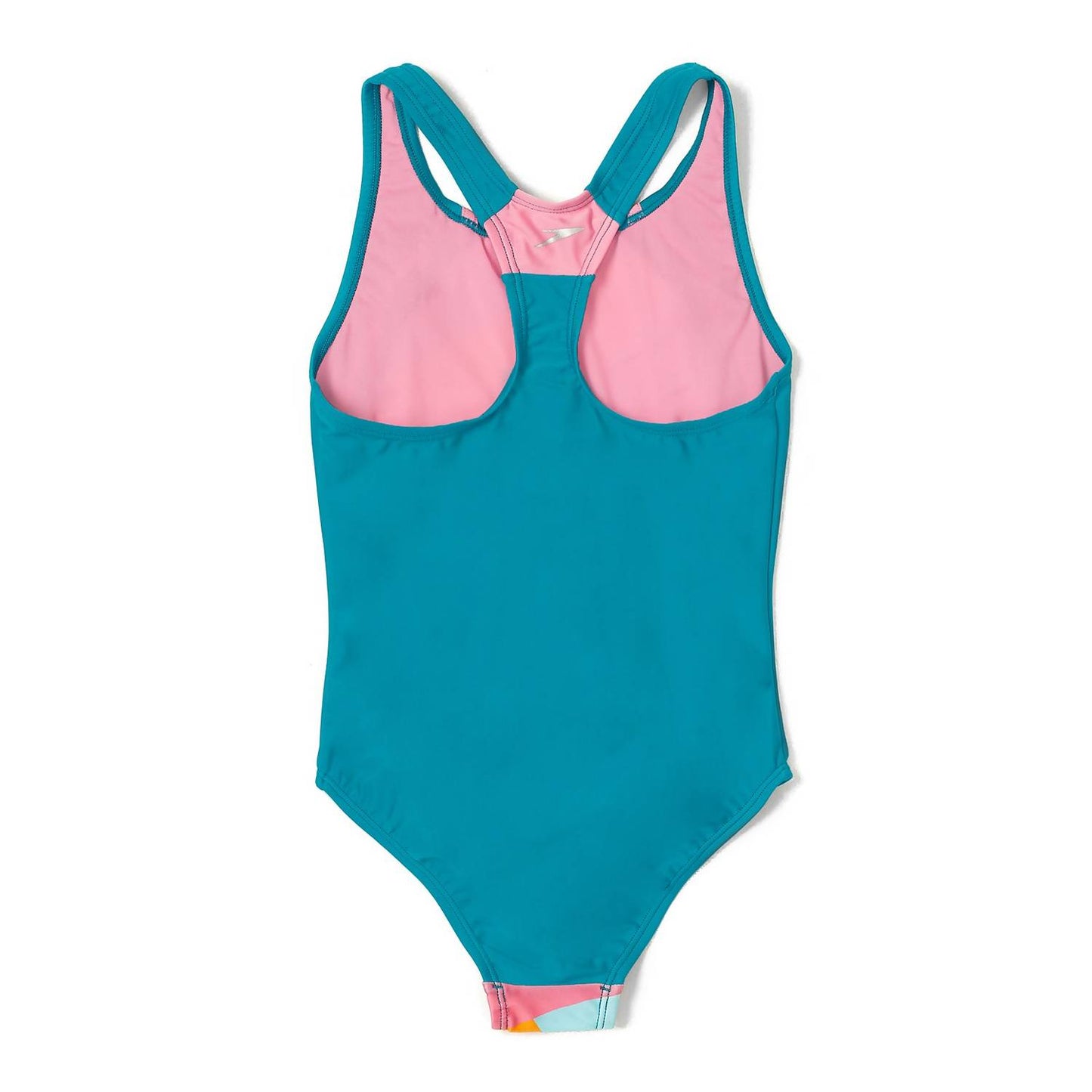 Speedo Girls' Printed Sport Splice Swimsuit