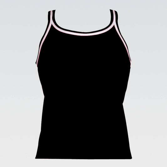 Dolfin Piped Racerback Tankini Top