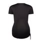 Flamingo Mesh Crew Neck Short-Sleeve Maternity Rash Guard - Blue