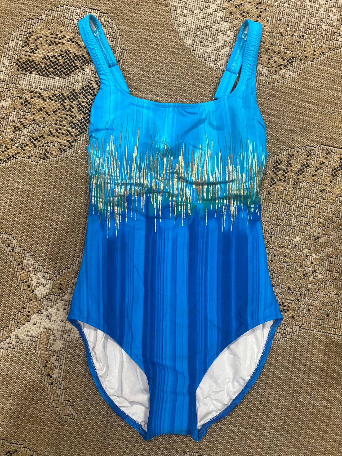 Gottex Moroccan Sky Square Neck One Piece Swimsuit